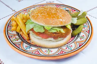 Menu chicken burger 