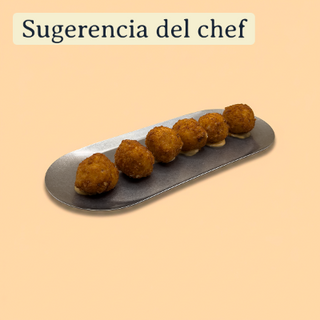 Croquetas cremosas de chorizo de León (6 Uds).