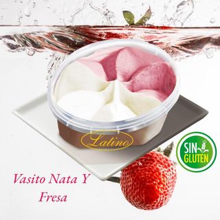 Vaso Premium Nata/Fresa