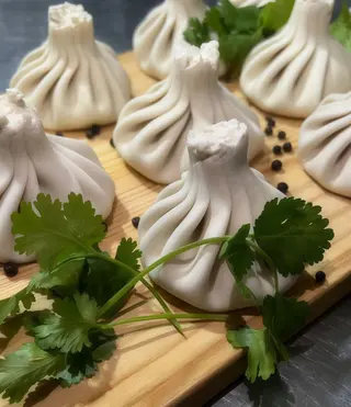 Khinkali con cordero