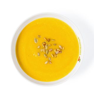 Creme de legumes com sementes de abóbora
