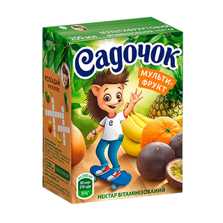 Нектар Садочок Мультифрукт 0,2л