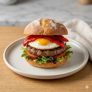 Hamburguesa Rústica