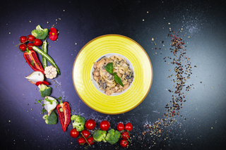 Tagliatelle cu pui si ciuperci