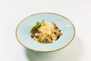 Паста "Феттучини альфредо"