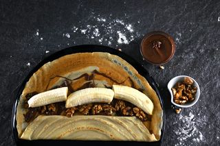 Палачинка  с шоколад, орехи и банан (260г)