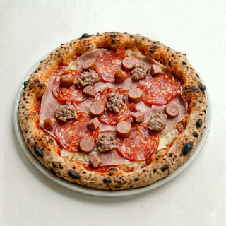 Pizza quattro salumi