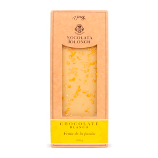 Chocolate blanco con fruta de la pasión Jolonch 100 Gr.