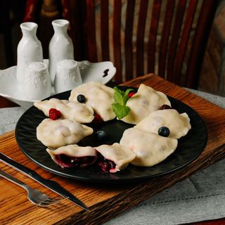 Pierogi z borówkami