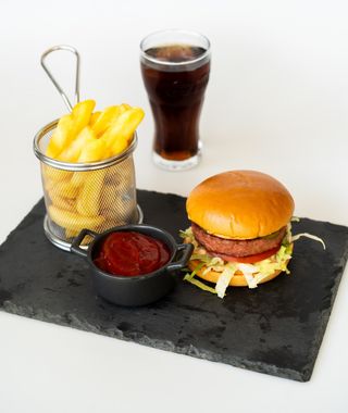 Meniu hamburger vegetal