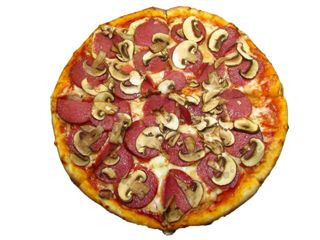 Піца Італійська з Моцарелою та пепероні (30см)