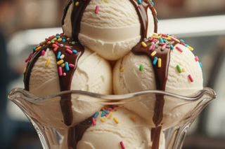 Helado de vainilla sin azúcar (500ml.)