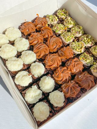 Pack para celebrar 36 mini bites brownies 