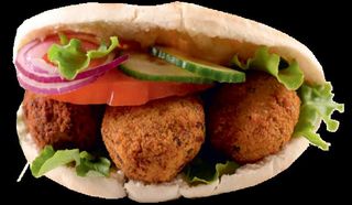 Panino falafel menù
