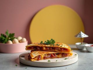 Quesadilla 30cm Carmelized Onion