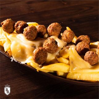 Patatine polpettine e fonduta