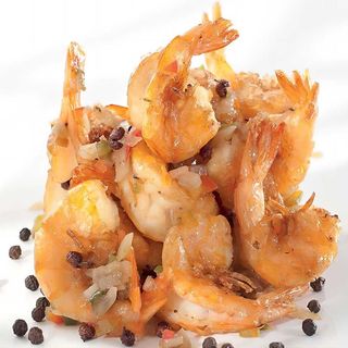 Gamberi con sale e pepe