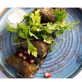 Долма з м’ясом у виноградному листі (200/30г)