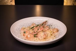 Tagliatelle cu creveti