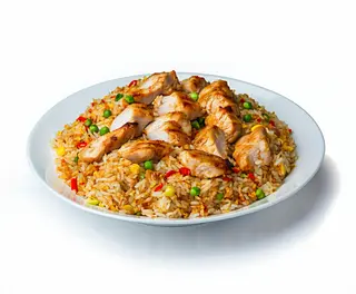29. Fideo De Arroz Frito Con Pollo