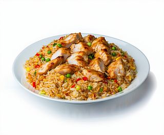 29. Fideo De Arroz Frito Con Pollo