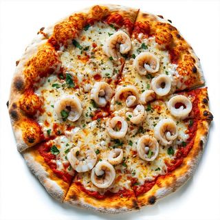 Pizza calamari