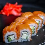 Roll Philadelphia with cucumber