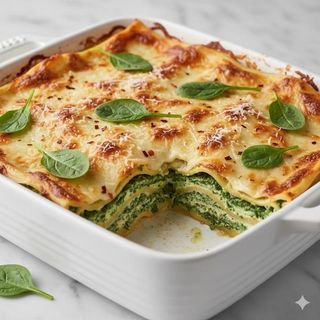 Lasaña Con Espinacas