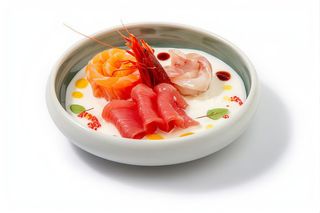 100 Sashimi Misto pesce burrata