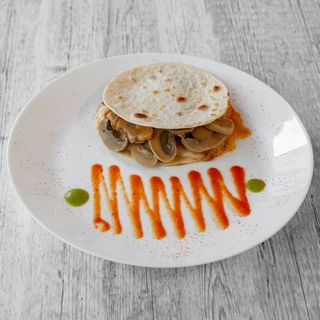 Quesadilla con Champiñones maiz