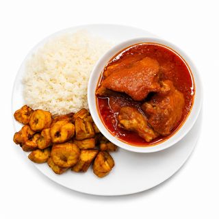 White Rice + Turkey + Plantain