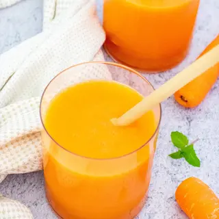 Smothie Zanahoria, Manzana, Naranja Y Jenjibre