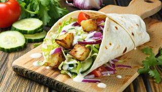 Вегетариански дюнер голям