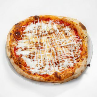 Pizza kebab de pollo (33 cm.)