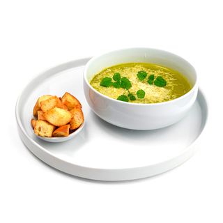 Supă Cremă de spanac cu creveți