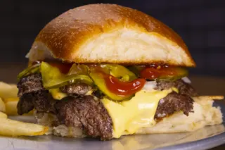 Premium Double Cheeseburger