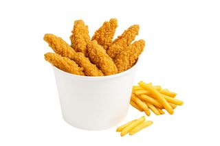 Kubełek kibica M( 10 polędwiczek + frytki)