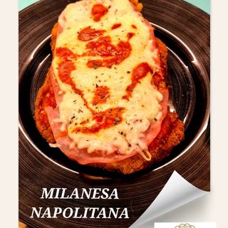 MILANESA  DE POLLO NAPOLITANA