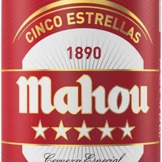 Cerveza Mahou Cinco Estrella Lata 33cl.