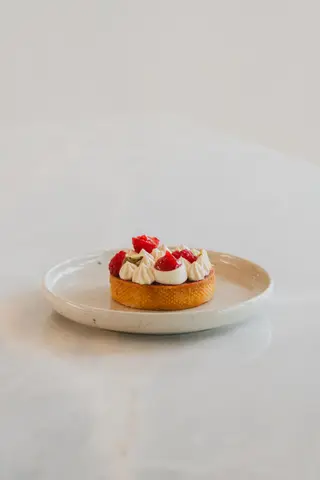 Tartelette Framboesa e Pistachio
