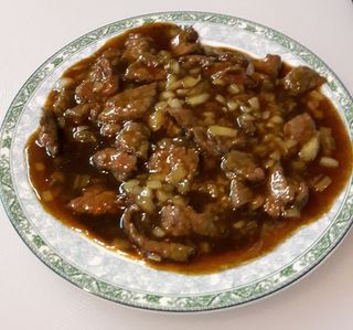 Vaca com Molho de Ostras