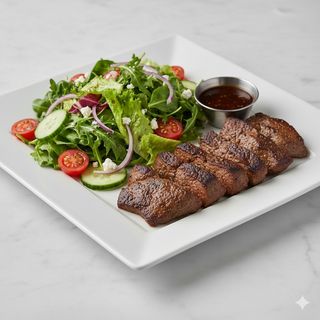 Plato De Ensalada + Hígado