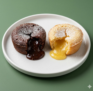 Tortino cuore caldo cioccolato o limone