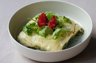 Lasaña De Espinacas Y Queso Ricota