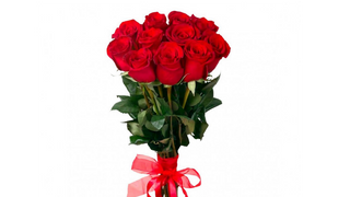 Bukiet z 5 czerwonych róż
