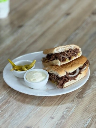 Донер говяжий в батоне