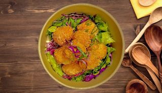 Polpette fritte di gamberi