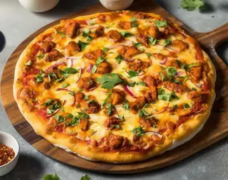 98. Pizza chicken tikka