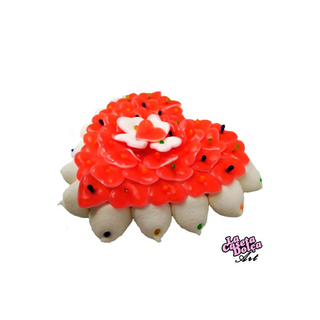 Pastel Corazón Rojo Pasión