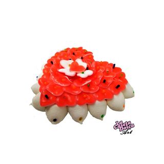 Pastel Corazón Rojo Pasión
